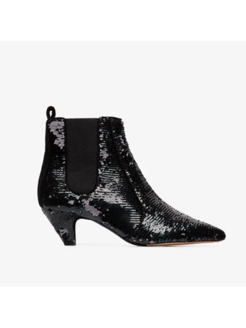 NEW TABITHA SIMMONS Sequins Ankle Boots Size 36 Black